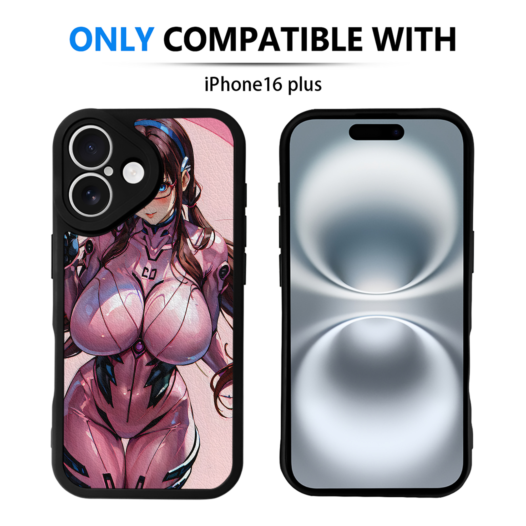 （画像用） EVA 新世紀エヴァンゲリオン 【iPhone 16シリーズ対応】シリコンスマホケース（レザー調） 材質：シリコン